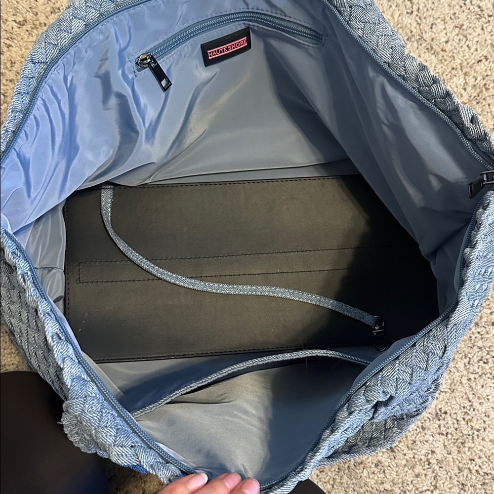 Haute Shore Large Woven Tote (pouch not included) - Picture 4 of 7